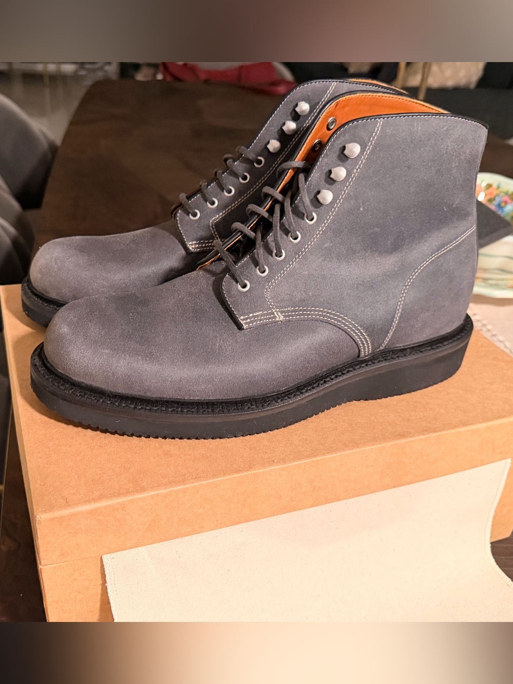 Grant Stone Baroda Boot Frost Waxed Commander NWT